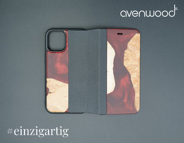 iPhone 12 Mini PORTO COLLECTION FLIPCASE 6530 Rot